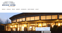 Desktop Screenshot of kuechengeyer.de