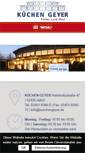Mobile Screenshot of kuechengeyer.de